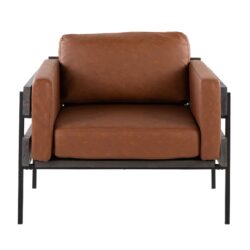 Kari - Farmhouse Chair - Black / Gray / Camel