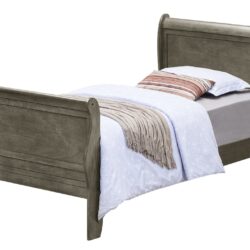 Twin Bed For Cozy Spaces Traditional - Gray