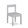 Della - 3-Piece Solid Wood Kids Table & Two Chair Set - Gray - Image 4