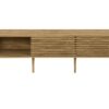 TV Stand, 72 Inch, Media Entertainment Center, Storage Cabinet, Console, Storage Shelves, Contemporary & Modern - Walnut - Image 4