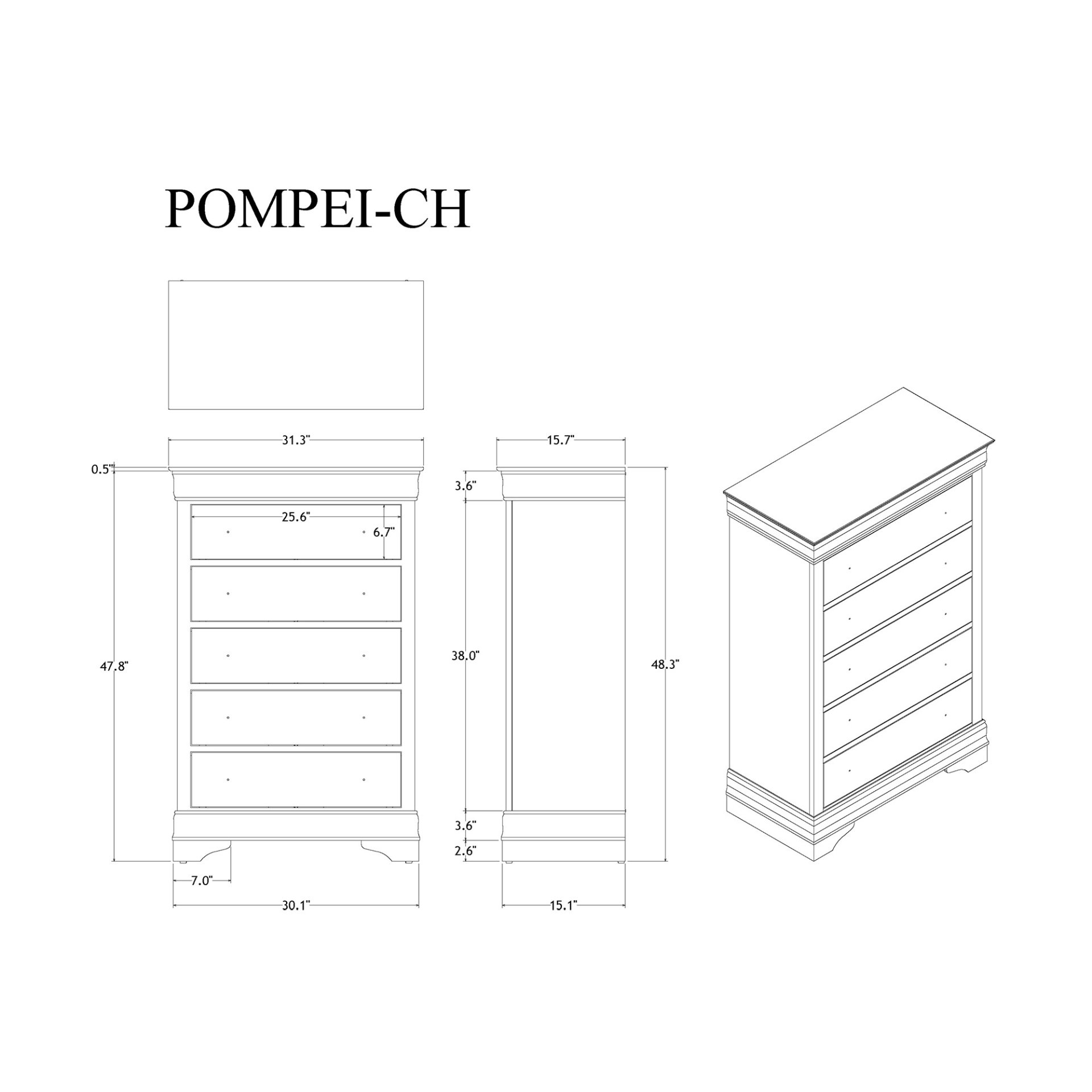 Shaker - Crocodile Chest - Metallic Gray - Image 2