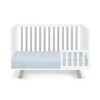 Livia - 3 In 1 Convertible Island Crib - White / Gray - Image 4