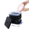 Durable Worm Farm Composting Bin With 4 Tray System For Food Waste Recycling Plastic - Black - Image 9