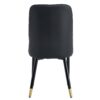 Modern (Set of 6) Dining Chair Set & High Back Material And Sturdy Legs - Black - Image 8