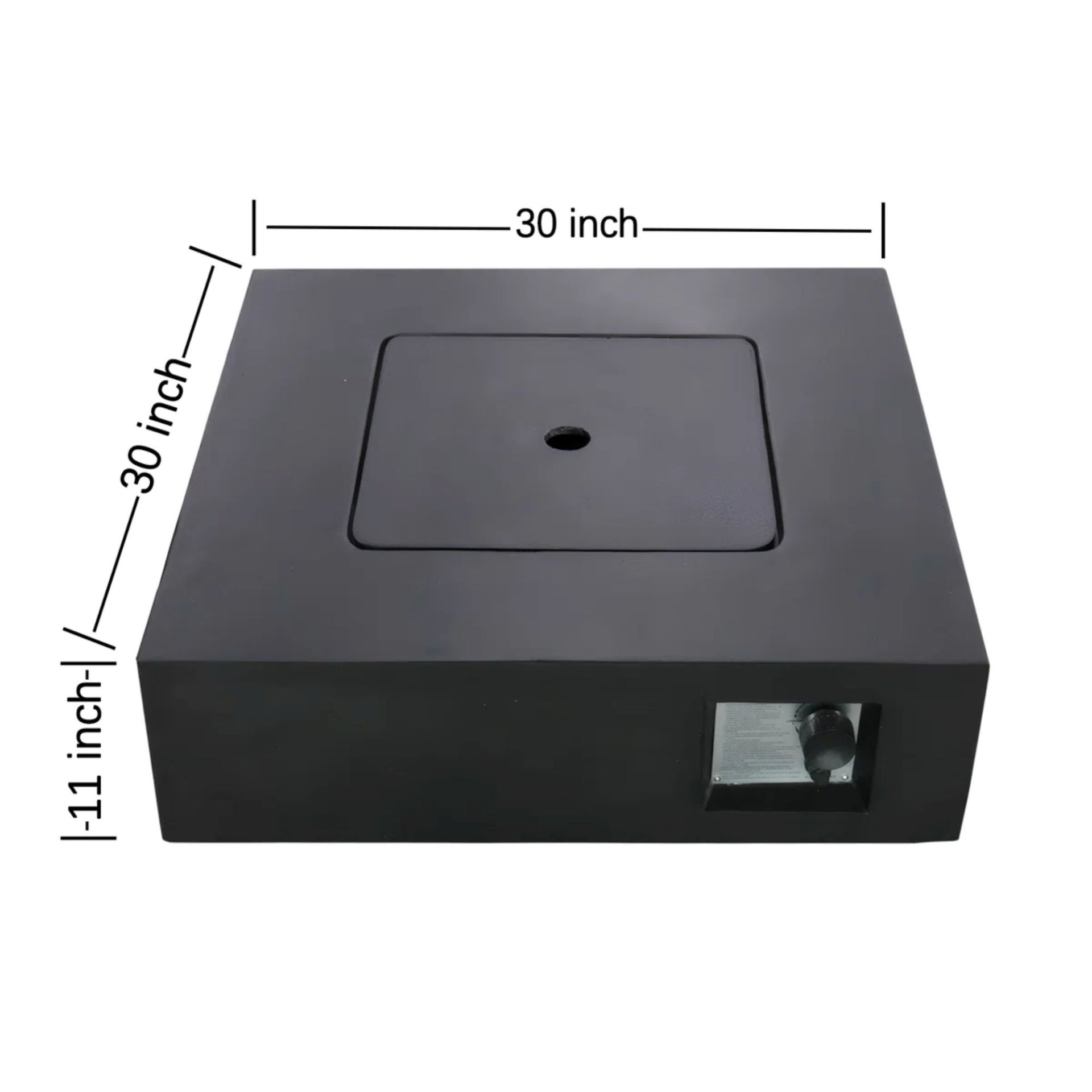 Reinforced - Propane / Gas Fire Pit Table - Charcoal - Image 3