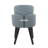 Dahlia - Contemporary Dining Chair (Set of 2) - Black / Gray - Image 5