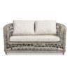 Everly - Frame Barrel Deep Seating Patio Loveseat Sofa Axroma Olefin - Oat Beige - Image 12