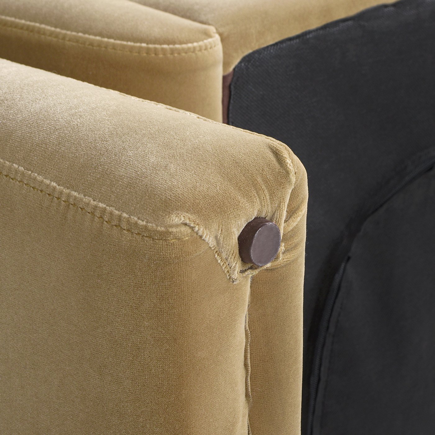 Mason - Arched Arm Chair - Camel Brown Beige - Image 7