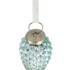 Tear Drop Ornament, Glass Decorative Hanging Christmas Tree Ornaments For Holiday Party Decorations (Set of 12) - Blue - Image 6