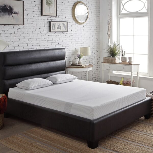 Regen - 8" Full Size Cooling Copper Infused Memory Foam Mattress - White