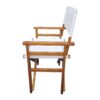 Folding Director Chair Canvas (Set of 2) - White - Image 8