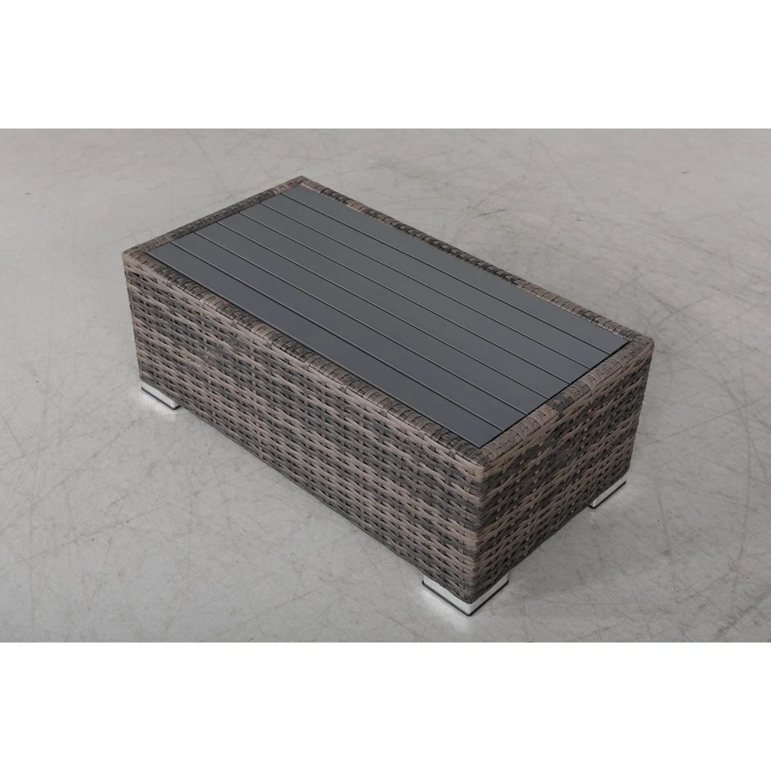 4 Person Patio Sectional Set With Cushions - Brown - Image 7