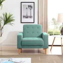 Contemporary Chair Bed For Cozy Spaces - Teal