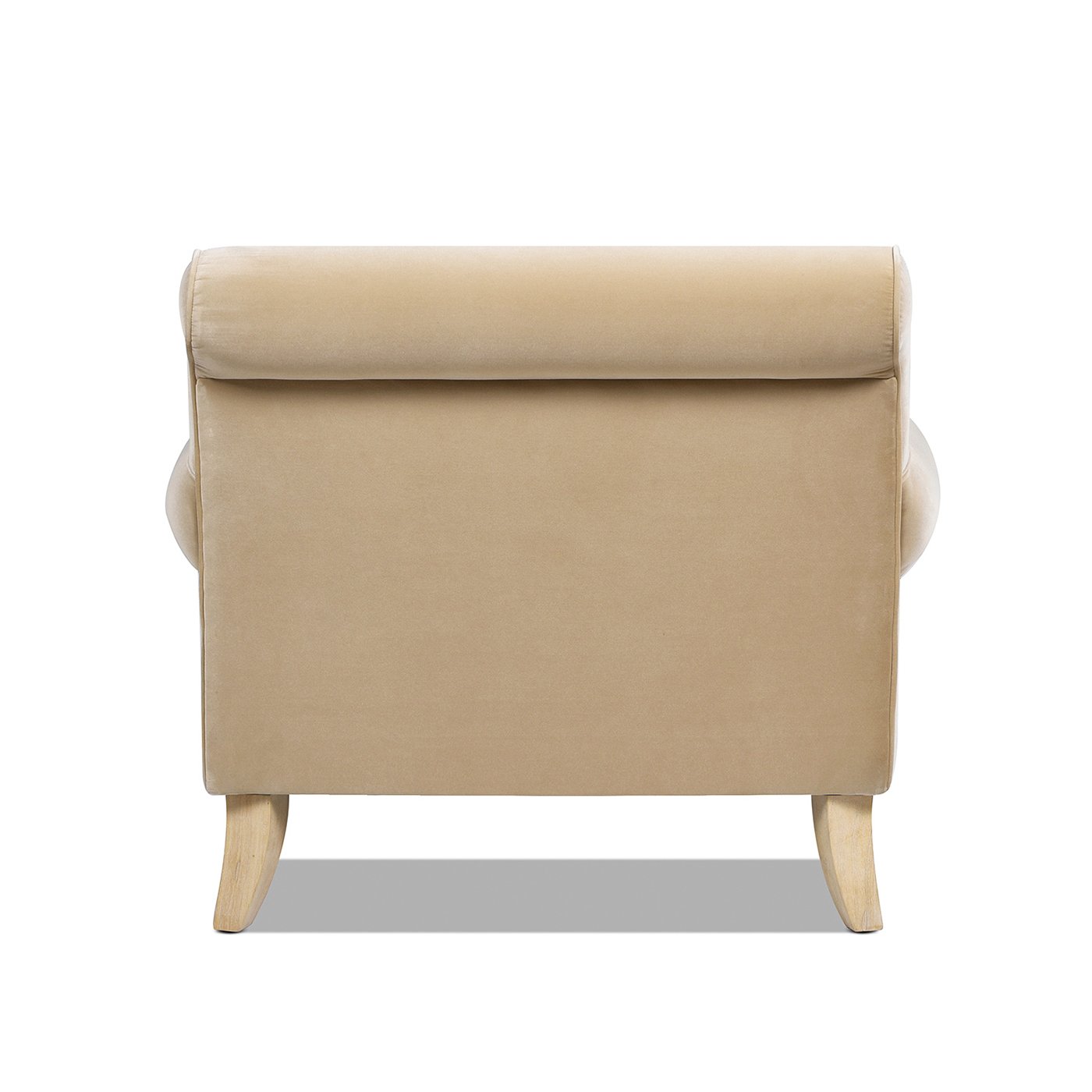 Alana Lawson - Accent Arm Chair Metal Casters - Fawn Brown - Image 9