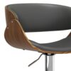 Amery - Adjustable Swivel Bar Stool - Charcoal Gray - Image 8