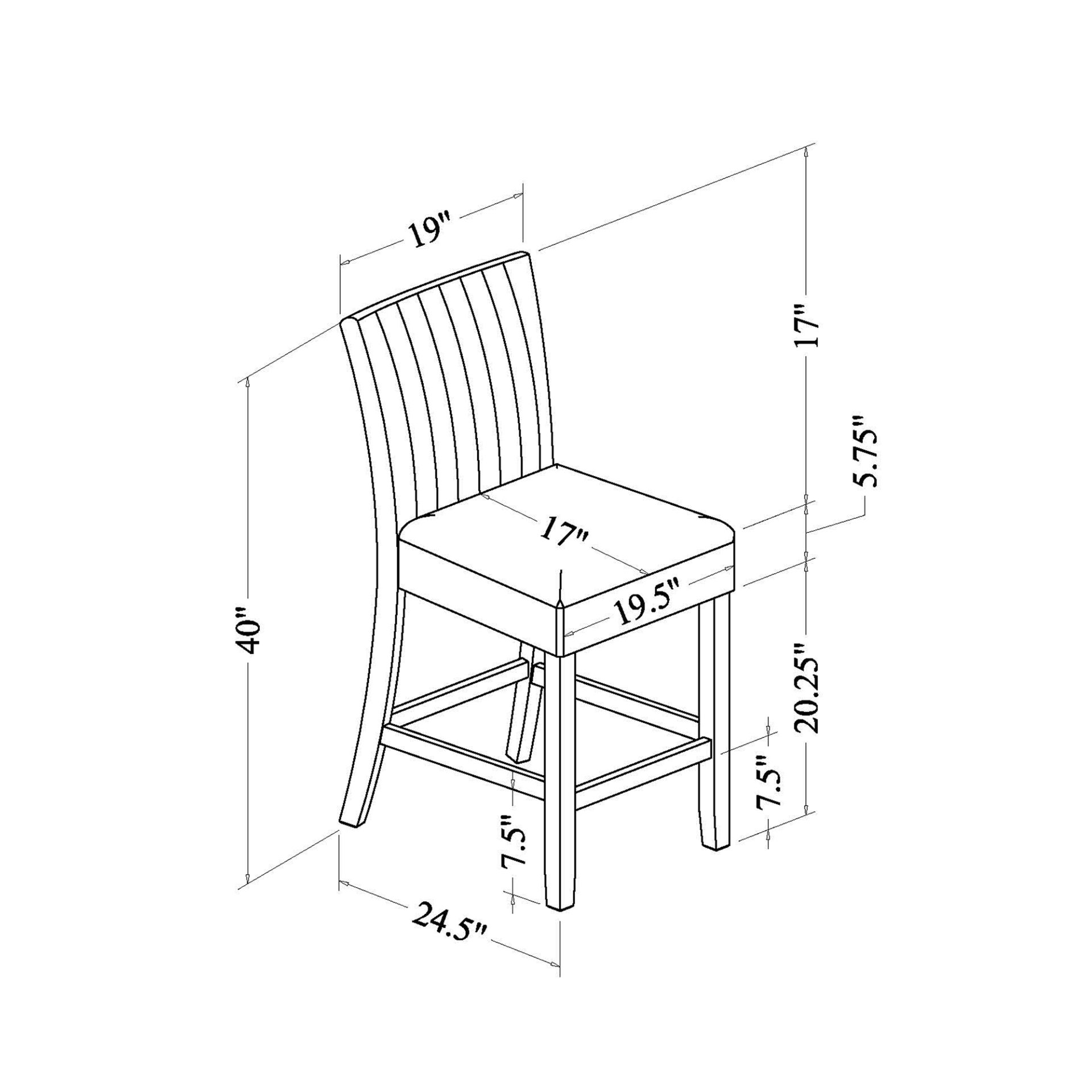 Vhong - Bar Stools (Set of 2) - Gray - Image 3