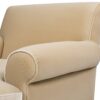 Alana Lawson - Accent Arm Chair Metal Casters - Fawn Brown - Image 3