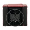 270 Degree Swivel Power Recliner With Tray Table, Phone Holder, Cup Holder, USB Port - Red - Image 20
