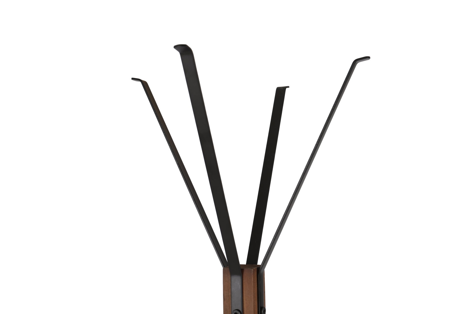 Reclaimed Wood And Metal Freestanding Coat Rack With Hooks Use In Bedroom, Living Room - Natural - Image 7