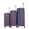 5 Piece Set (20"24"28 +A Travel Bag And A Toiletry Bag), Pp Hardshell Carry On Luggage Set With Tsa Lock Carry On Suitcase Luggage Durable Suitcase - Blue - Image 7