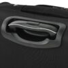 Softside Luggage Expandable 3 Piece Set Suitcase Upright Spinner Softshell Lightweight Luggage Travel Set - Black - Image 9