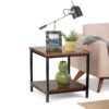 Skyler - End Table - Dark Cognac Brown - Image 5