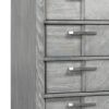 5 Drawer Chest Book Matched Veneers - Gray - Image 4