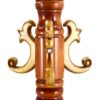 Modern Crabapple Hanger With Resin Stainless Steel Multifunctional Storage Rack - Wood - Image 7