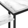 Accent Table C - Shaped, Contemporary And Modern - White - Image 6