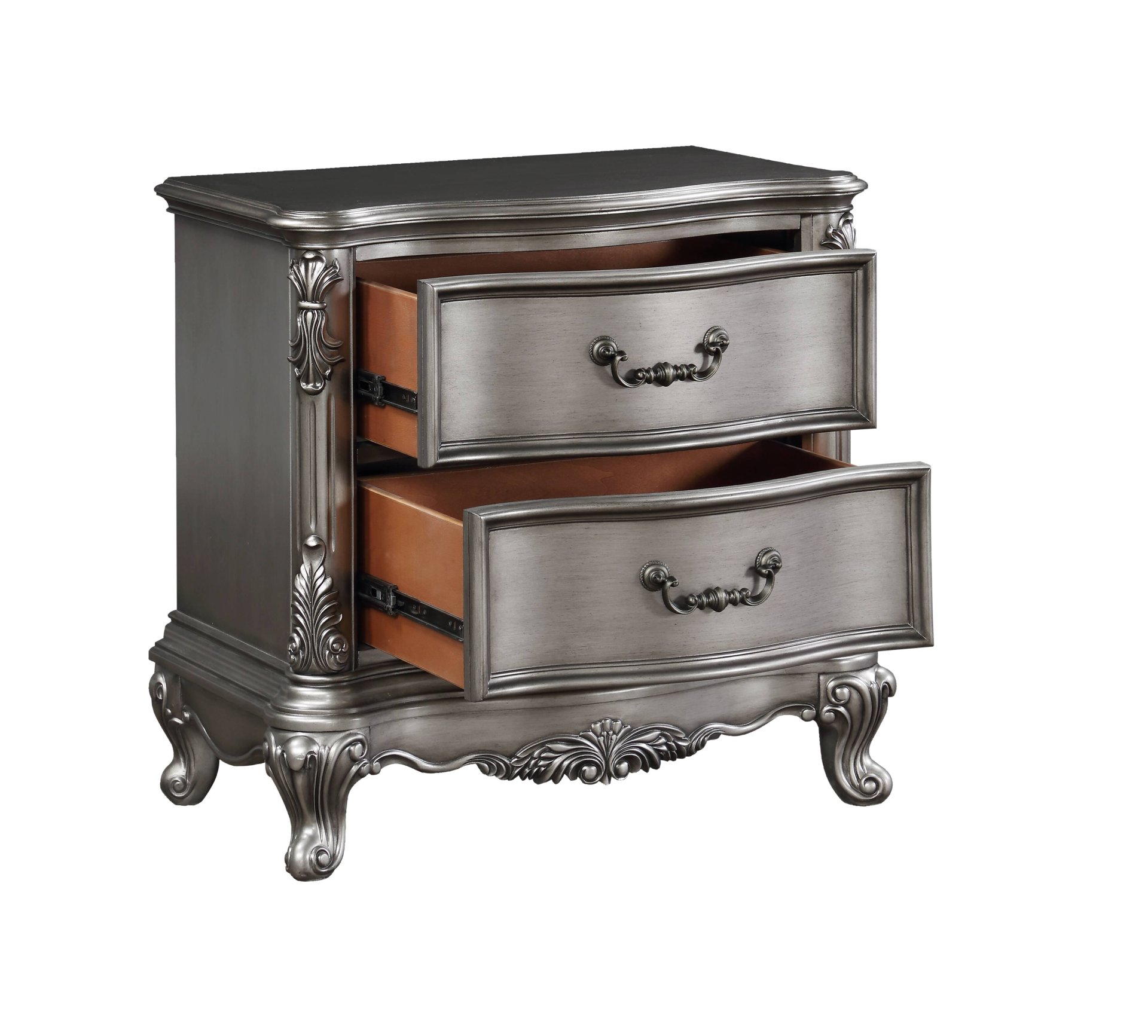 Ariadne - Nightstand - Antique Silver - Image 2