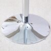 Modern Minimalist Circular Glass Dining Table With Electroplated Metal Legs 35" Diameter - Transparent - Image 7