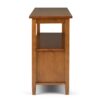 Warm Shaker - Wide Console Sofa Table - Light Golden Brown - Image 3