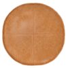 Brody - Round Pouf - Distressed Brown - Image 4