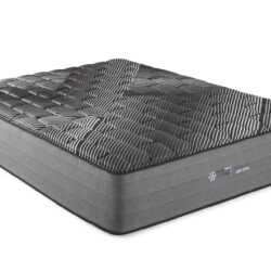 Pure Ice - 14" Full Lux Firm Quilted Mattress - Black