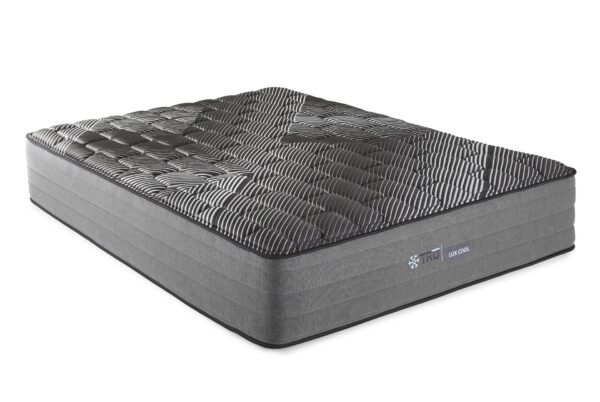 Pure Ice - 14" King Lux Firm Quilted Mattress - Black