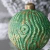 Christmas Ball Ornaments, Decorative Hanging Ball Christmas Tree Ornaments, For Holiday Party Decorations (Set of 12) - Green - Image 3