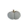Knite Pumpkin Ornament Decor For Holiday Harvest Festival Fall Festival & Thanksgiving (Set of 4) - Gray - Image 6