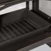 40" Wood Burning Fireplace, 50000 Btu Steel Fire Pit, Wood Burning Chimney For Outside Patio Deck Garden Backyard - Black - Image 8