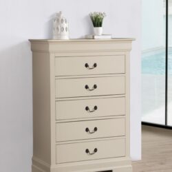 Traditional Style Storage Chest - Beige