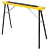Folding Portable Saw Horses 2 Pack With Fast Open Legs, Heavy Duty For Garage And Workshop - Yellow / Black - Image 2