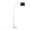 March - Contemporary Floor Lamp - Nickel / Black - Image 4