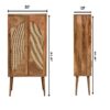 Close Knit Leaf Cabinet - Oak - Image 3
