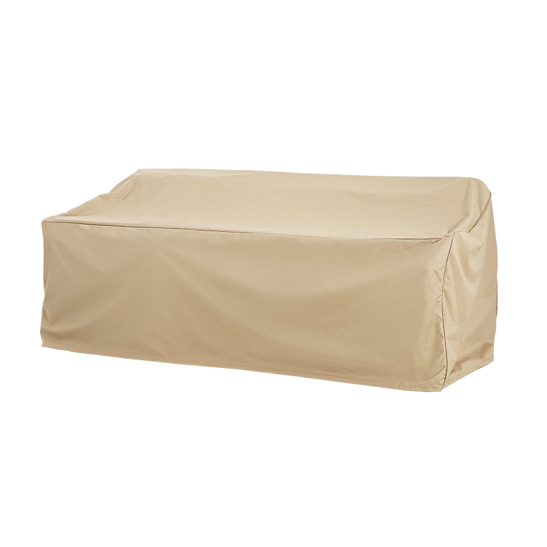 Shiled - Patio Outdoor 3 Seater Sofa Cover Fabric Weather Resistant - Beige - Image 5