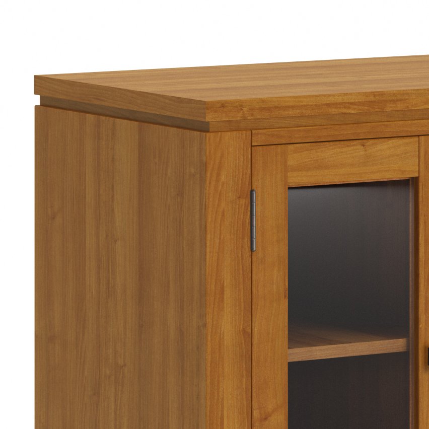 Cosmopolitan - Wide TV Media Stand - Light Golden Brown - Image 3