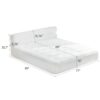 King Mattress & Bed Frame With Cool , Innovative All In One, Pressure Relief, Motion Isolation - White - Image 3