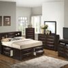 Marilla - King Storage Bed - Cappuccino - Image 3