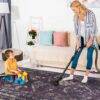 Maval - 4' X 6' Washable Area Rug - Black / Burgundy - Image 5