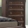 Traditional 5 Drawer Chest - Mahogany - Image 5