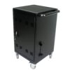 Mobile Charging Cart For Tablets Laptops 35 Device Capacity Matt Metal - Matt Black - Image 5