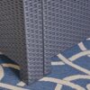 Outdoor Rattan Wicker Club Chair With Water Resistance - Gray - Image 10